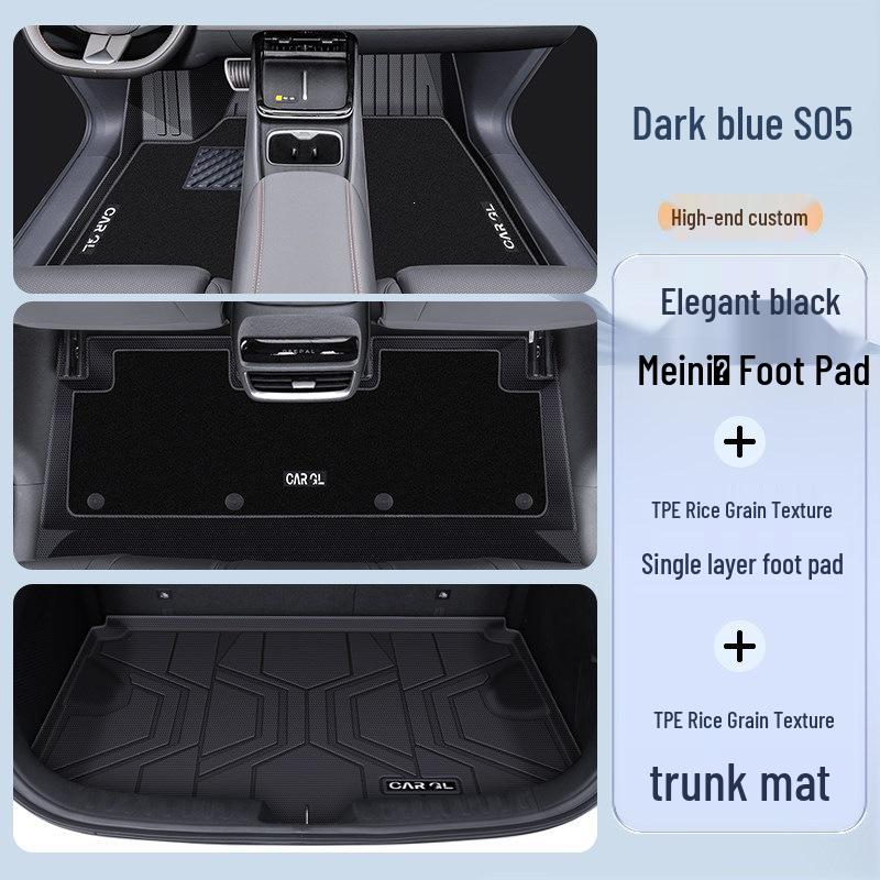 Custom TPE Trunk Mat for 26 Changan Shenlan S05 Models – Front and Rear
