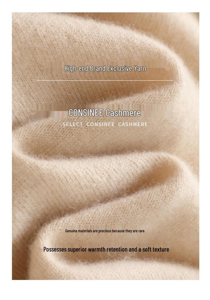 Lekasha Women's 100% Cashmere Puff Sleeve Round Neck Knit Base Layer