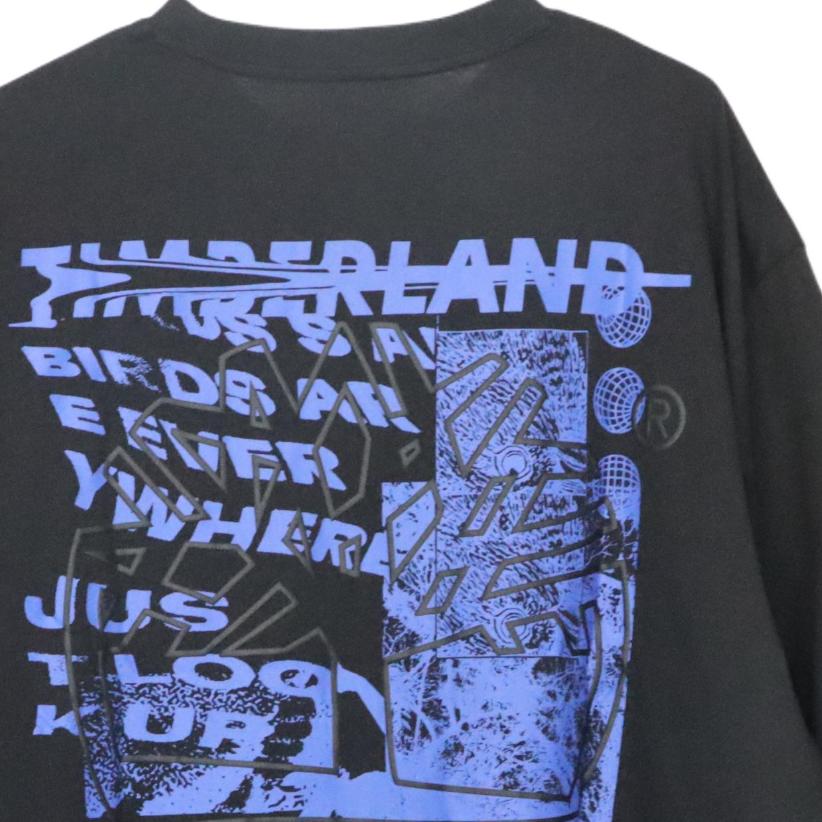 Timberland American Vintage Round Neck Letter Breathable Casual Printed Long Sleeve T-Shirt Unisex Tops Dark-Gray A65XU-001