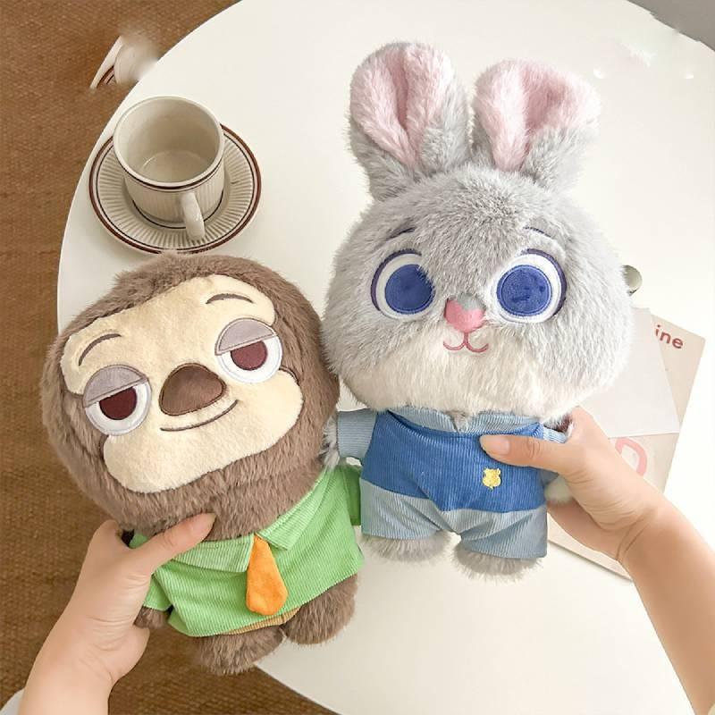 Adorable Disney Zootopia Judy Nick Wilde Police Plush Toy Soft And Cuddly Doll