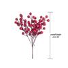 Red Berry Faux Floral Bouquet: Holiday Home Décor