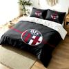 Bologna Football Club Set Copripiumino 3 Pezzi Semplice Moderno Set Biancheria da Letto Resistente alle Pieghe Tessuto Morbido Uso Stagione Singola un regalo perfetto