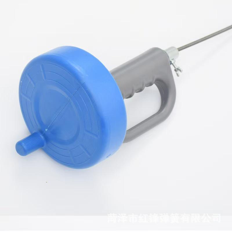 Hand-Crank Drain Cleaner: Unclogs Kitchen Sinks & Toilets