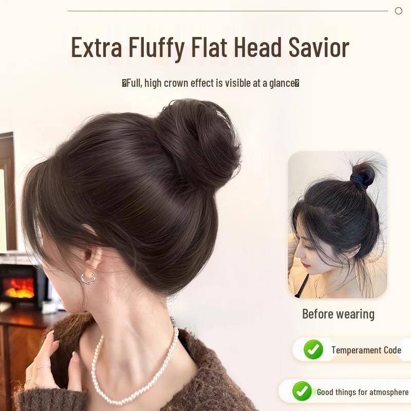 Krimpbare Vogelnest Haarband: Pluizige Kapsel & Haargroei Pruik Styling Pak