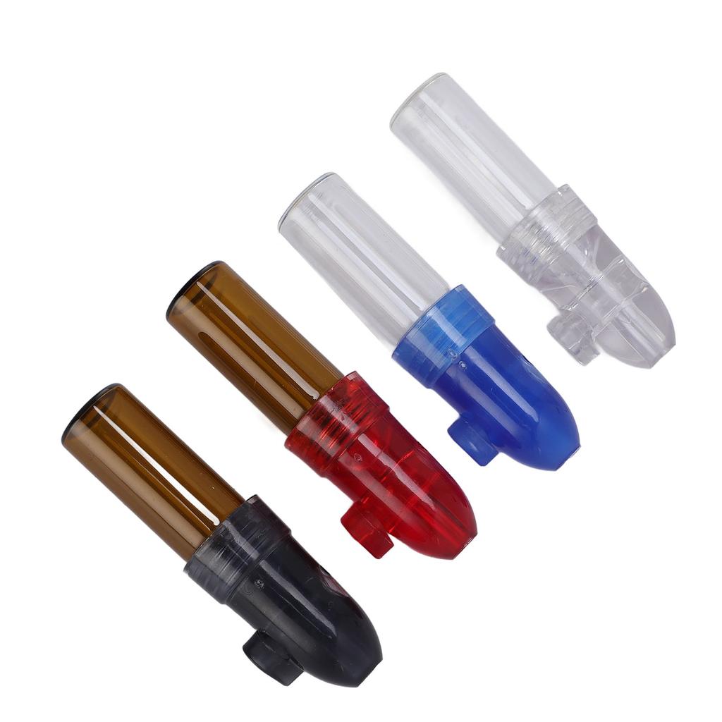 4PCS Portable Spices Dispenser with Knob Switch PP Refillable Mini Spices Storage Bottle Salt and Pepper Shaker with Funnel for Camping Travel