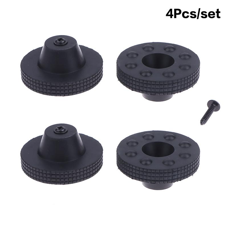 4Pcs Turntable Shock Absorber Height Increase And Anti-Slip Damping Foot Pad For Vinyl Record Player Phonographs Accessories
