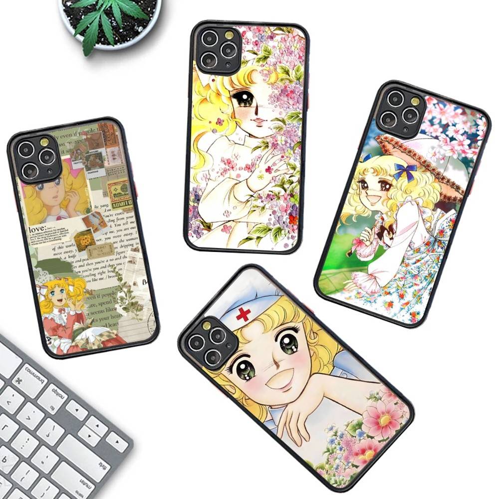Manga Candy Für iPhone 15 16 Pro Max 11 12 13 14 XS XR X Plus 16E Matt Transluzente Handyhülle