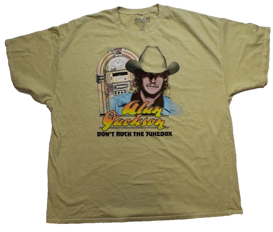Alan Jackson Women s Don t Rock The Jukebox Shirt New M, L, 1X, 2XL 2XL