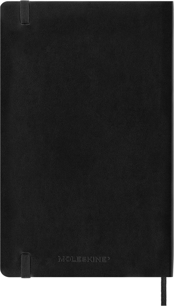 Moleskine 2024 Monthly Planner, 12M, Large, Black, Soft Cover (5 x 8.25)