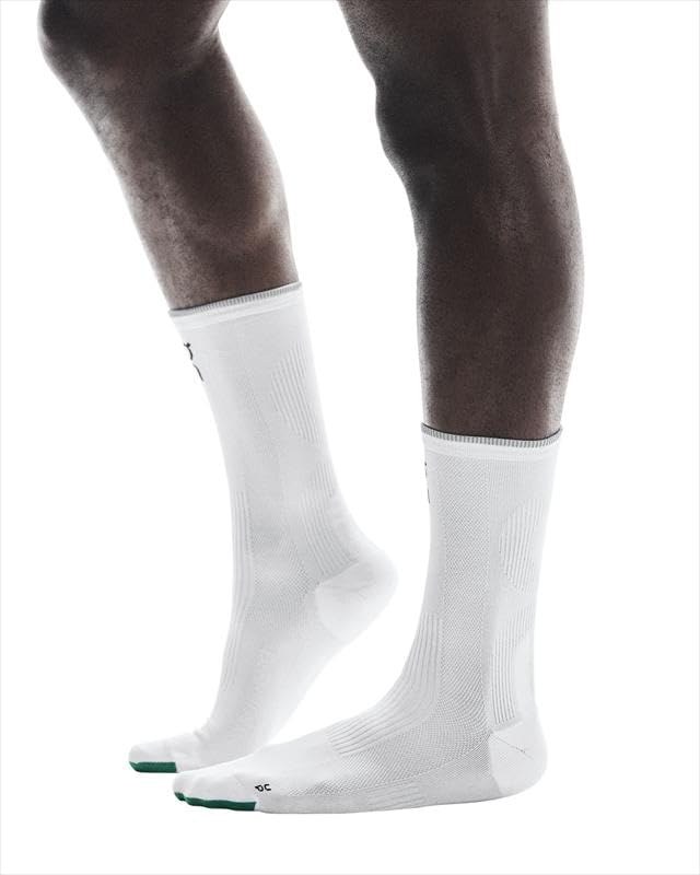 On Elite Run Sock High White Ivory Unisex W 7-8.5