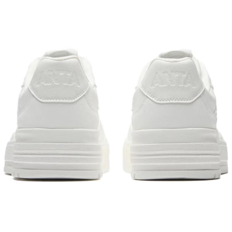Anta Comfortable Casual Versatile Wear Resistant Lightweight Low Top Skate Shoes Men Sneakers Paper-White 112548066-1