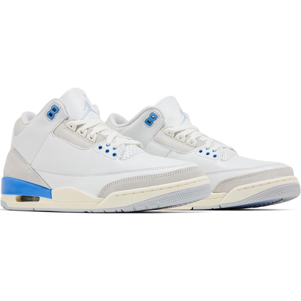 Air Jordan 3 Retro PS Lucky Shorts Kids Sneakers White Summit-White Hydrogen-Blue DM0966-101