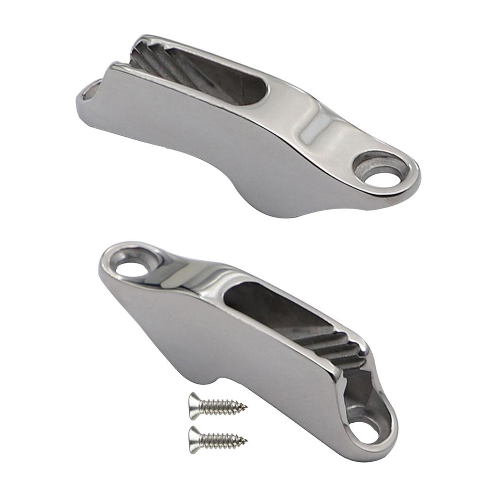 Rope Clamp Cleat Hardware Boats Anchor Cleats Boat Cam Cleat Stainless Steel Marine Accessories Boat Clamp Cleat Rope Line Clamp
