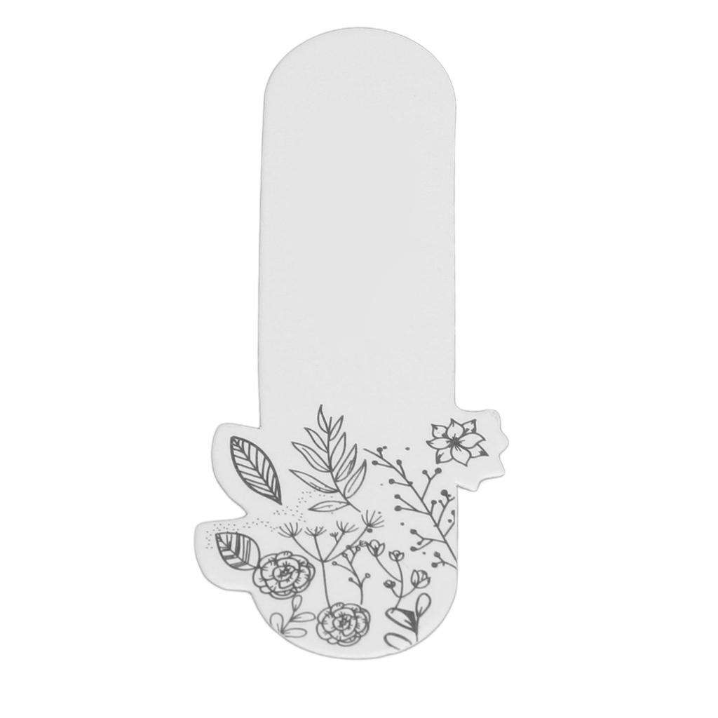 100pcs Perfume Test Strips Floral Print White Essential Oils Test Paper for Aromatherapy Scents Testing