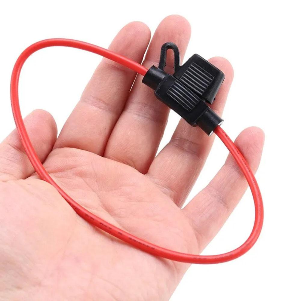 Waterproof Inline Fuse Holder Set 5 Pack of 12 For AWG Compatible Holders for 12V 30A Blade Fuses in Boats and Cars