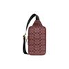 Sullivan 16 Classic Monogram Canvas With Pebble Leather Zipper Closure Backpack Shoulder Bag Crossbody Bag Small Men Bags Burgundy CG993-B4WN