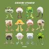 Japanese Funny Monster Plush Balaclava Hat Women Winter Thick Warm Knit Earflap Beanie for Cycling