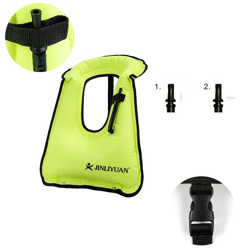 Gilet di sicurezza gonfiabile per snorkeling e nuoto