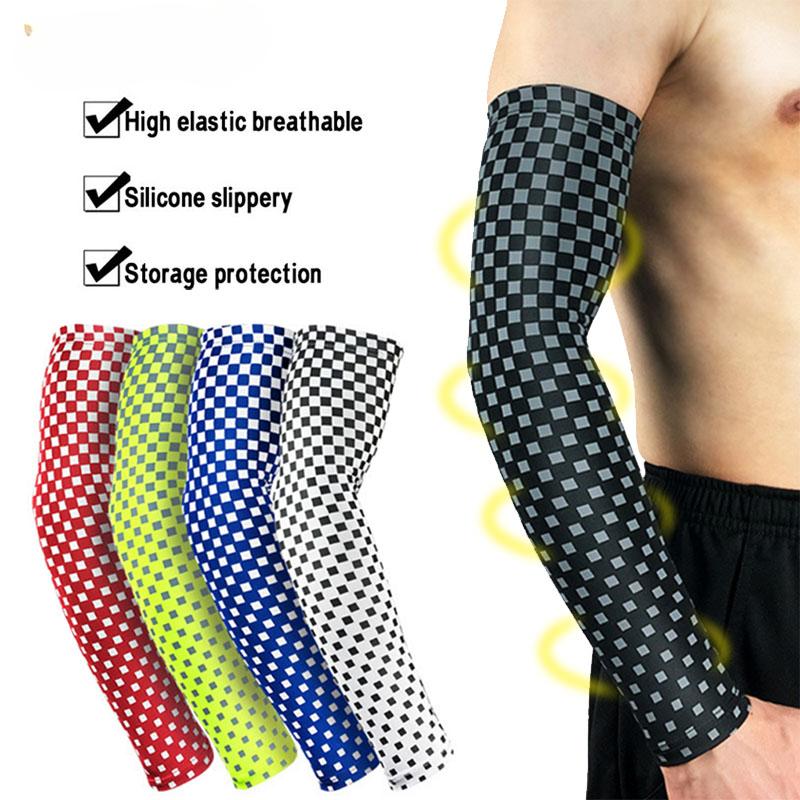 1 Stück Kompressions-Kühlarmmanschetten, UV-Sonnenschutz, Armband, Sportmanschetten für Basketball, Baseball, Softball, Tennis