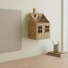 Woven Wall Basket Handwoven Organizer Fiber Hanging for Children's Room, Entryway