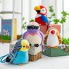 Cartoon Vogel Papagei Puppe Pinguin Vogel Plüschtier Niedlicher Anhänger Stoffpuppe Requisiten Tasche Schlüsselanhänger Kinder Weihnachten Geburtstag Spielzeug