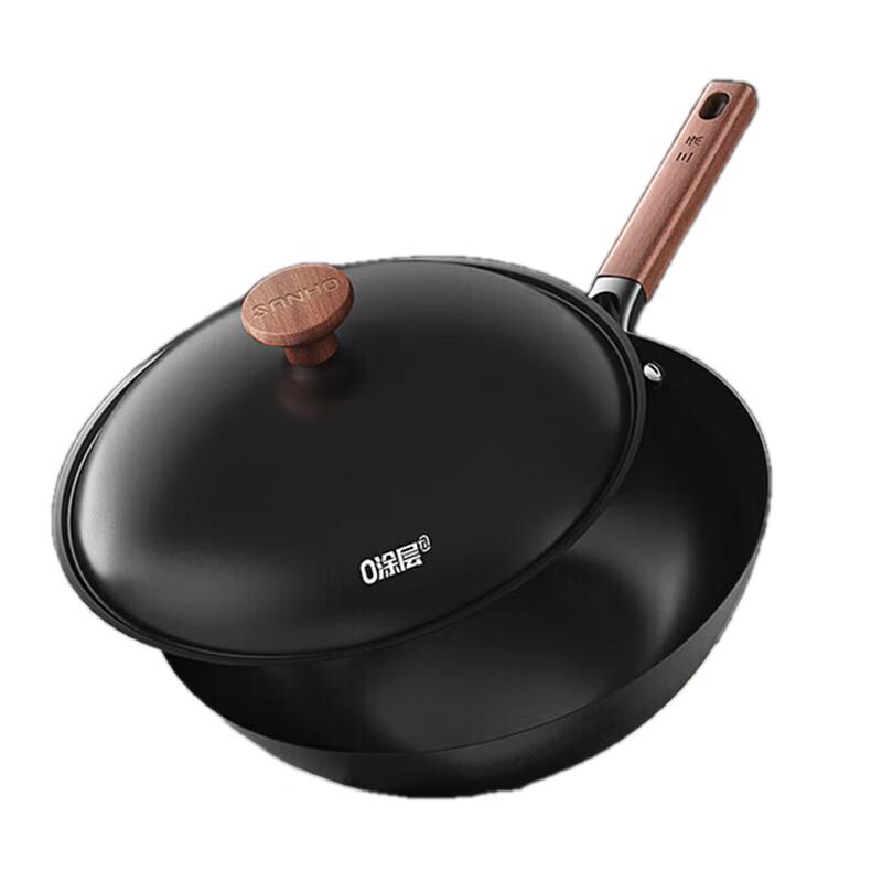 Sanhe 0-Coating Titanium Iron Wok