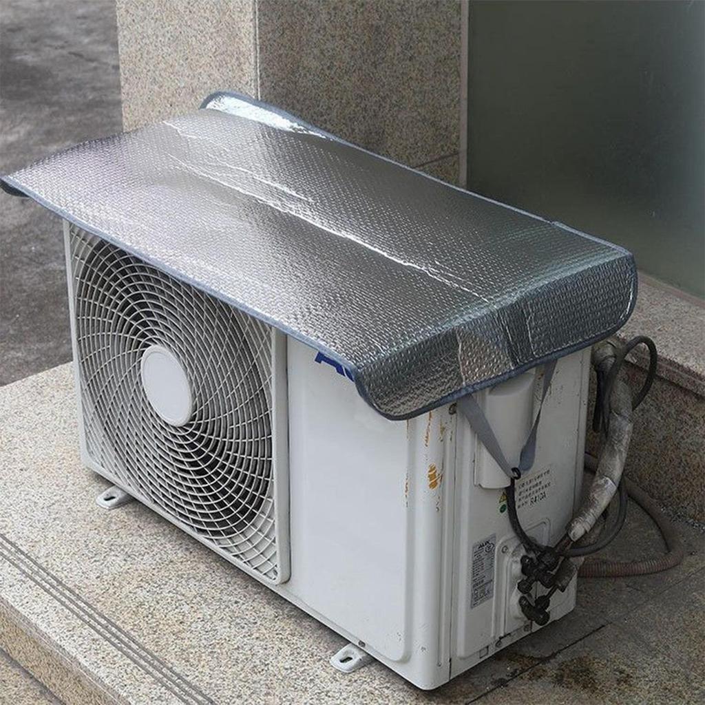 New AC Outdoor Unit Cover Outdoor Insulated Split Condenser Wrap Outdoor Sun Protection Cover Aboves Air Conditioner Unit