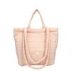 Large capacity bag women's bag 2025 new solid color simple casual niche shoulder bag fashionable commuter tote bag