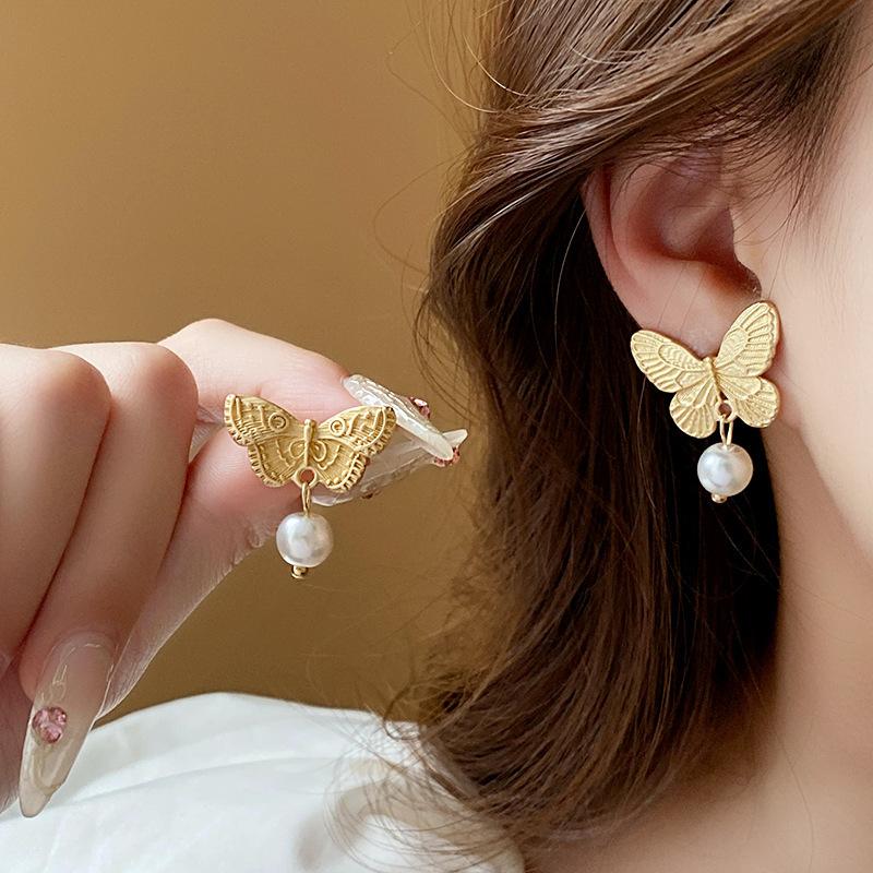 

Жемчужные серьги-капли квадратные геометрические французская легкая роскошь высококлассные серьги-пусеты нишевые модные темпераментные серьги женские