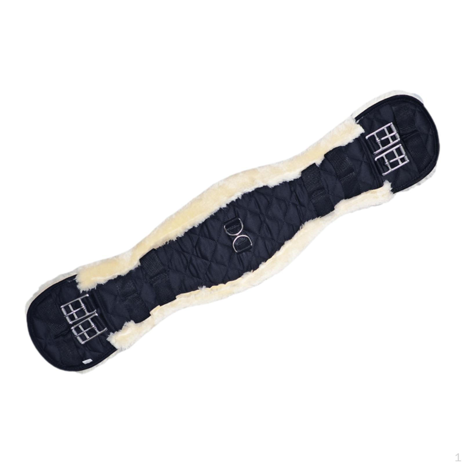 Выездковая подпруга, Профиль лошади из искусственной овчины для тренировок 55cm