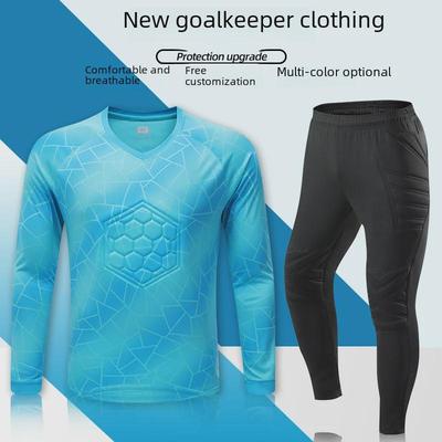 Men's Youth Long-Sleeve Goalkeeper Training & Game Jersey Set
