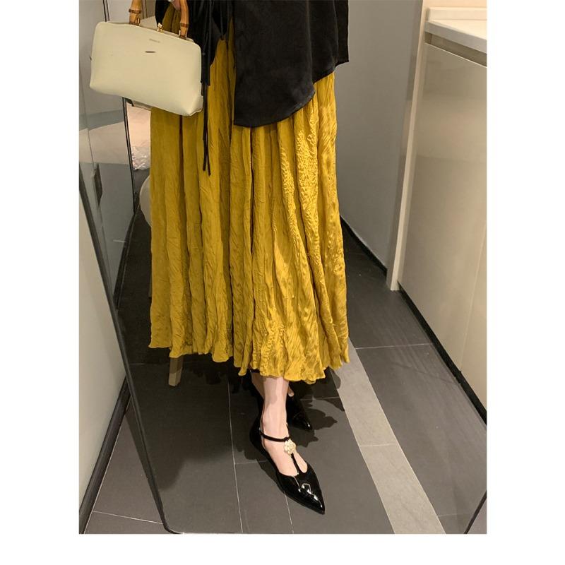 Cowhide Version Small Leather Wedge Heels High Heels Women's Platform Pointed Shoes Thick Heel Hollow Mary Jane Single Shoes Ladyshoes