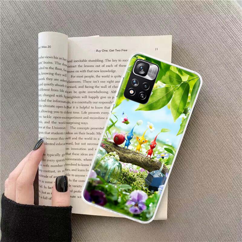 Game Pikmin 4 Phone Case For Redmi Note 13 12 Pro Plus 14 15 Pro 5G 11 11T 11E 11S 10 Pro 10S 9 9S Cover Cell Clear TPU Capa Cas