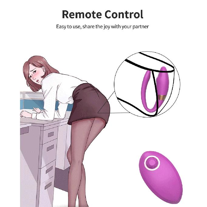 Wireless Remote Control Double Vibrators For Couple Wearable Dildo Female G Spot Stimulator Sex Toys Goods For Women Adults