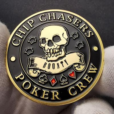 Stray Coins, Skulls, Pirates, Gold-plated, Chips, Commemorative Coins, Collectible Coins, Relief Coins, Commemorative Medals, Christmas Gift