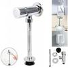 Urinal Toilet Flush Valve Push Button Manual Delay Automatic Shutoff Water Saving for Residential Bathroom Upgrades