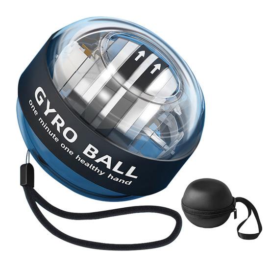 Auto-Start Wrist Ball Exerciser Adjustable Resistance Forearm Trainer Strengthener Torque Ball with Light Muscle Joint Exercise Gyro Ball Hand