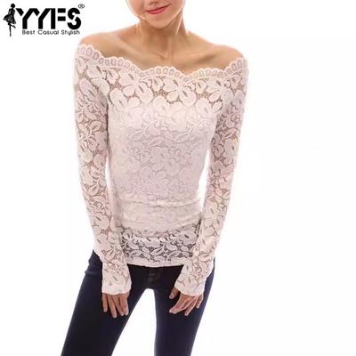 Women's Fashion Casual Spring Fall Solid Color Print Long Sleeve One Shoulder Blouses & Shirts