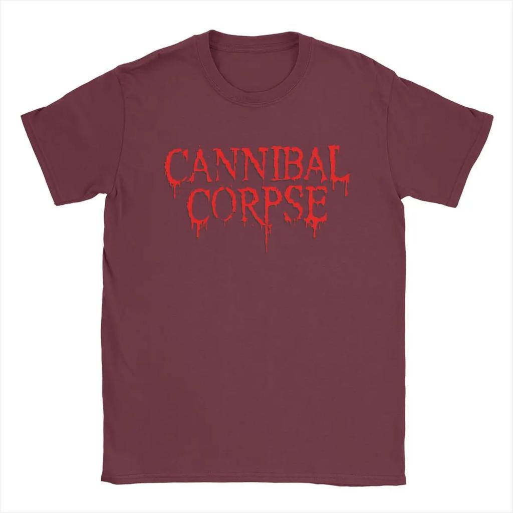 Cannibal-Corpse-Symbol Pánské tričko Novinkové tričko Krátký rukáv Kulatý výstřih Trička Čistá bavlna 4XL 5XL Oblečení