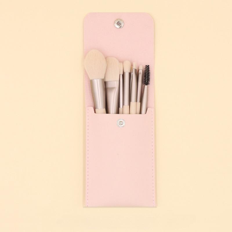 Mini Makeup Brush Set, Complete Set of Beginners’ Beauty Tools with Wooden Handle, Soft-bristled Makeup Brushes