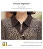 2025 Spring & Autumn Long-Sleeve Two-Piece Dress for Middle-Aged Women