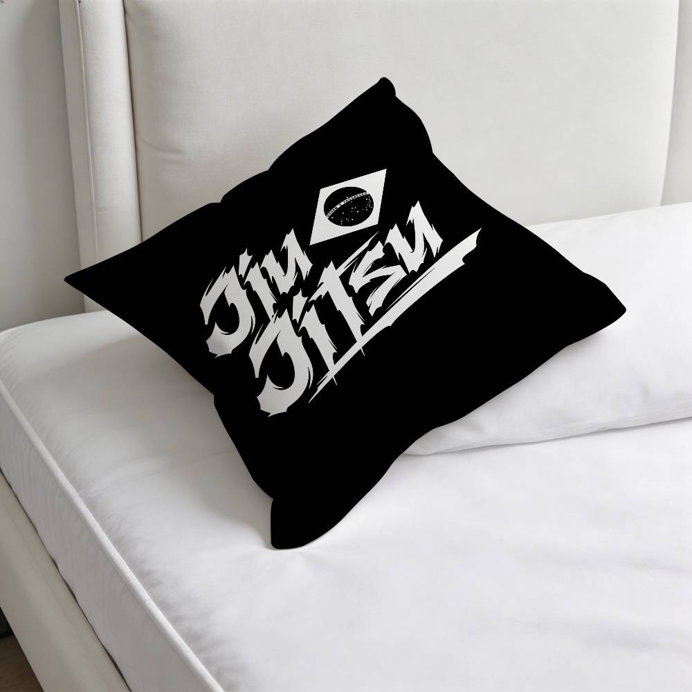 BJJ Brazilian Jiu Jitsu Decorative Square Pillow Cover Soft Comfortable Pillow Case Sofa Bed Home Decoration
