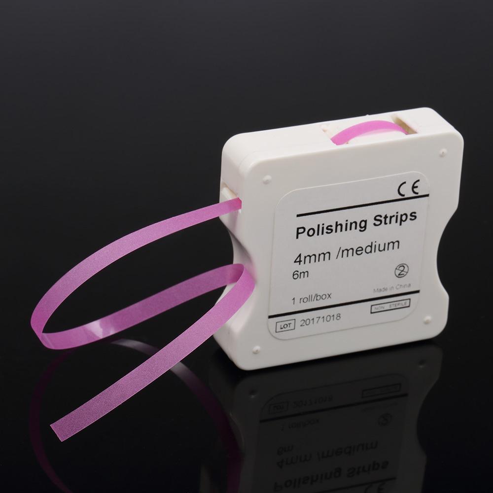 

1Roll Box Dental Polishing Strip 4mm Resin Tooth Interdental Sanding Grinding Whitening Teeth Surface Dental Tool