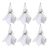 Halloween Ghost Hanging Decoration Small Flying Ghost Tree Ornament Rustic White Cloth Ghost for Haunted House Yard Tree Decor
