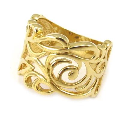 Gold Plated 'Choreography' Ring