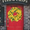 Artificial Sunflowers Wreath Front Door Wreath Spring Wreath for Front Door Farmhouses Garden Wedding Decorations