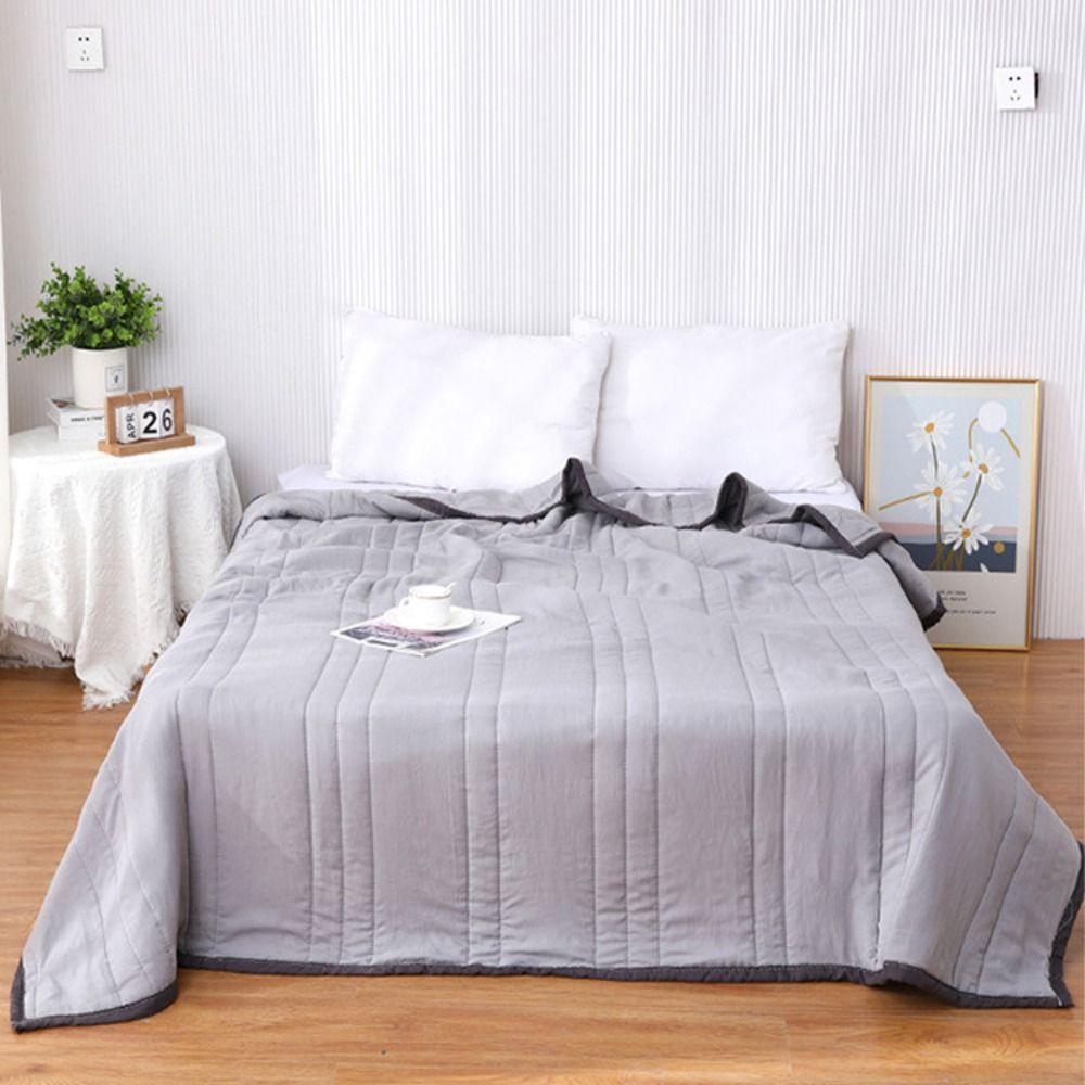 Gewaschene Baumwolle Herbst Dünne Steppdecke Atmungsaktive Kühlende Decke Steppdecke Heiße Schläfer