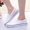 Sizes 35-46 High Quality Canvas Shoes Sneakers Low-top Slip-on Feet Breathable Cloth Shoes Universal Work Shoes for Men Women