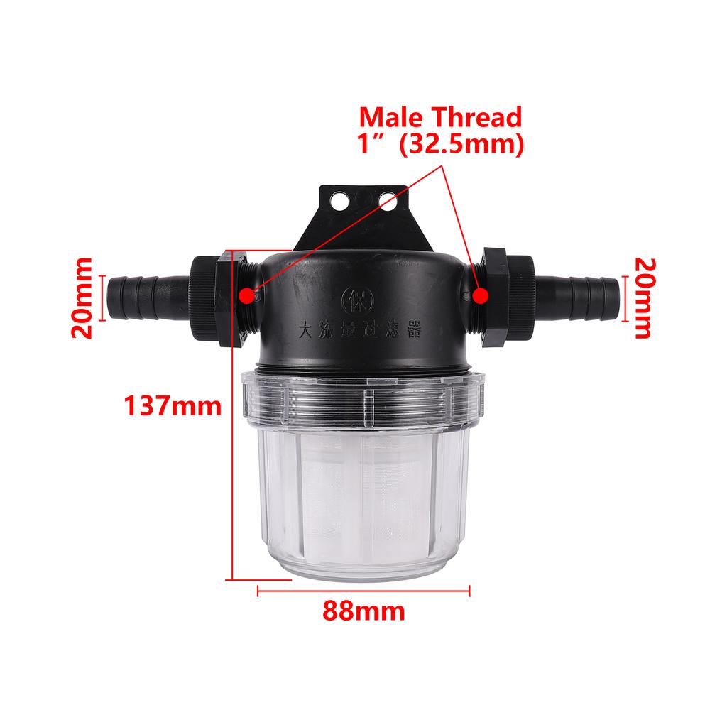 Garden Hose Filter 50 Mesh Ultrafine Filter Agricultural Micron Composite Water Filter, Garden Hose Inline Water Filter