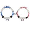 2Pcs/Set Gothic Spider Animal Beaded Bracelet Creative Heart Magnetic Matching Couple Bracelets for Women Men Halloween Gift
